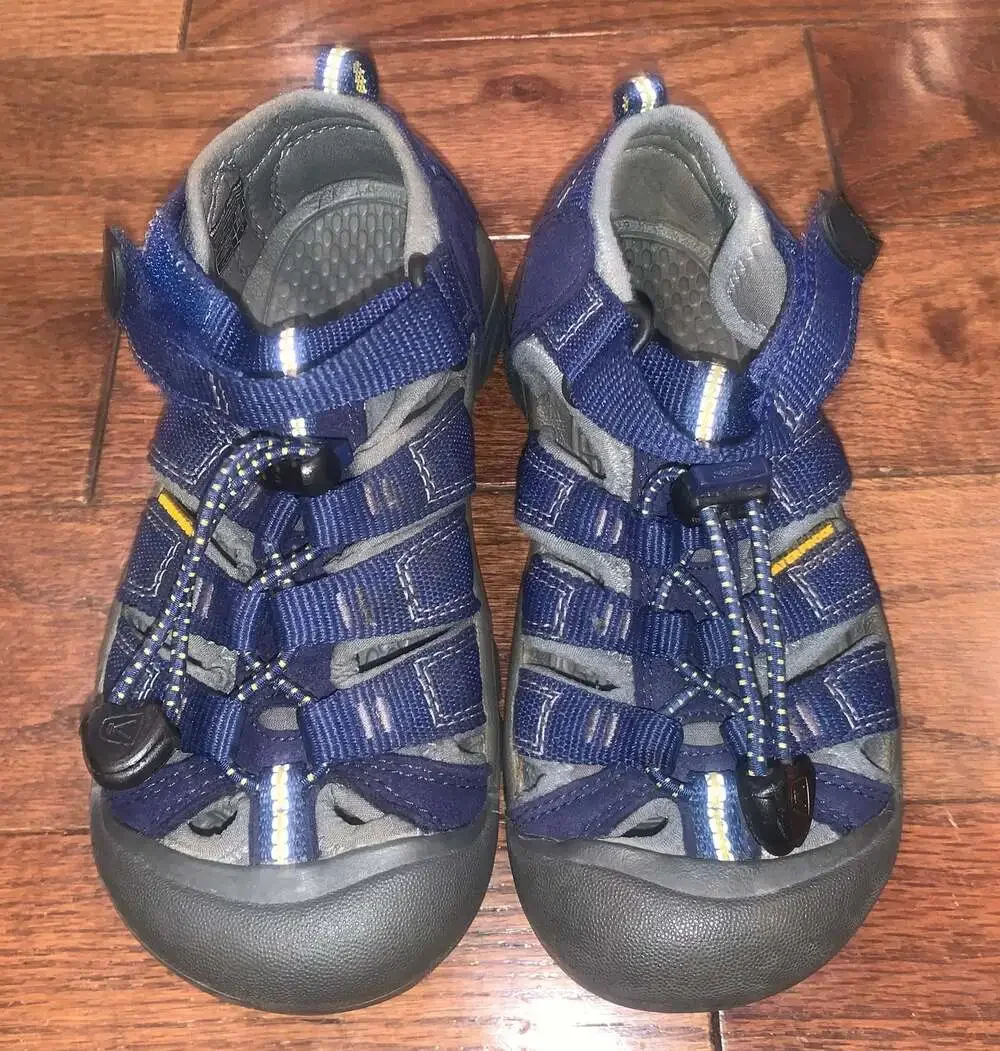 Keen‎ Newport H2 Kids Sandals Navy Waterproof Outdoor Size 13